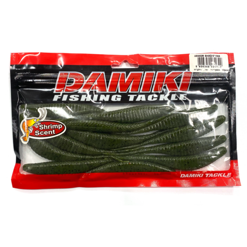 다미끼 아머쉐드 광어 다운샷 웜 배스 5 x 127 mm, 306 ORIGINAL GRN PUMPKIN, 7g, 1개