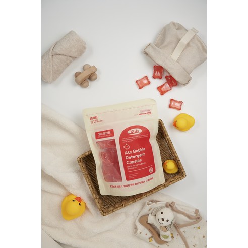 소중한 아기 피부를 위한 순하고 안전한 선택, 폴메디슨 키즈 아토 버블 캡슐세제