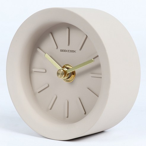슬로잉 웰 탁상시계 100 x 44 mm, 샌드