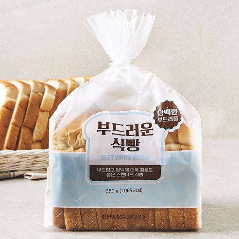 신세계푸드 부드러운 식빵, 380g, 1개