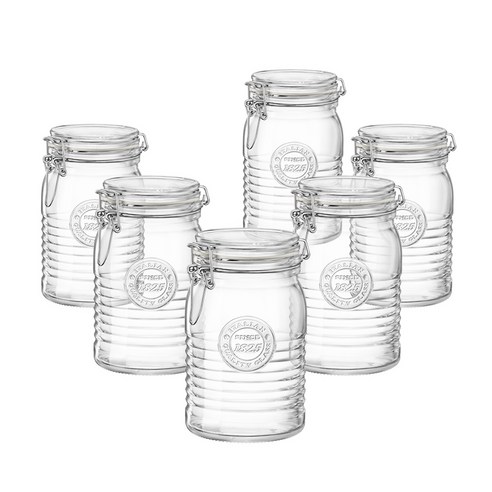 보르미올리 오피치나 밀폐용기, 6개, 1000ml