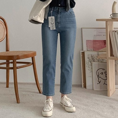 여성용 예쁘진 카이하라데님팬츠 ver 시크릿밴딩