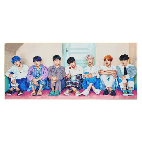 아이러브페인팅 BTS 큐빅 페인팅 보석 십자수, G1, 1세트