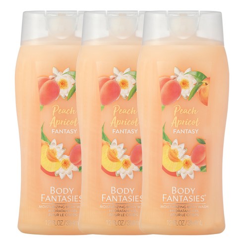 바디판타지 바디워시 피치 애프리콧 판타지, 3개, 354ml