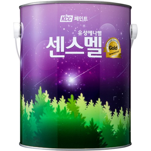 KCC 센스멜 골드 반광, 흑색, 1L, 1개