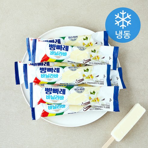 [로켓프레시] 롯데웰푸드 빵빠레 바닐라바 (냉동)