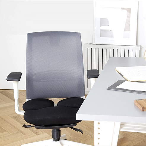 노바디체어 허리편한 허리에좋은 공부 학생 수험생 기능성 사무용 사무실 의자, K50 그레이