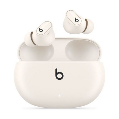 Apple 정품 Beats 스튜디오 버즈 +, MQLJ3ZP/A, 아이보리 음향기기