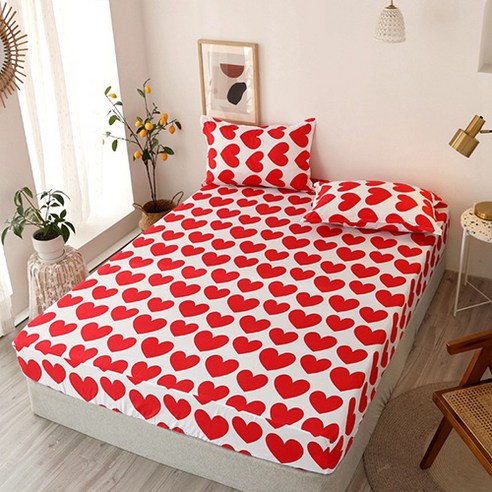 다채로운 패턴의 인테리어업 매트리스 커버 침대시트, 18