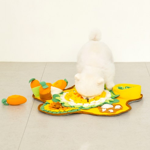 댕댕이를 위한 최고의 선물, 레토 플라워 당근밭 노즈워크 매트!