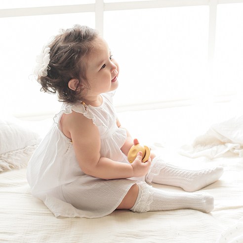 사랑스러운 우리 아이를 위한 특별한 선물, 하이베이비클럽 슈슈 니삭스 2종 세트