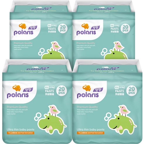 [OKㅣ강추] 폴라리스 팡팡 울트라씬 팬티형 기저귀 – 편안함과 안전성의 완벽한 조화 [OKNOWㅣ추천상품]