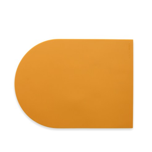 퍼니메이드 방수 실리콘 식탁매트 브런치, 옐로우, 350 x 260 mm, 1개