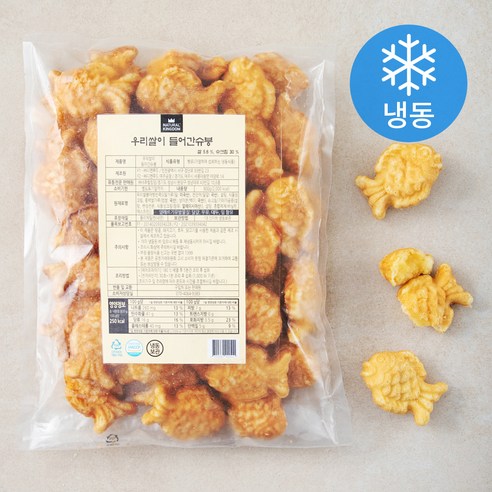 네추럴킹덤 우리쌀이 들어간 붕어빵 슈크림 (냉동), 800g, 1개