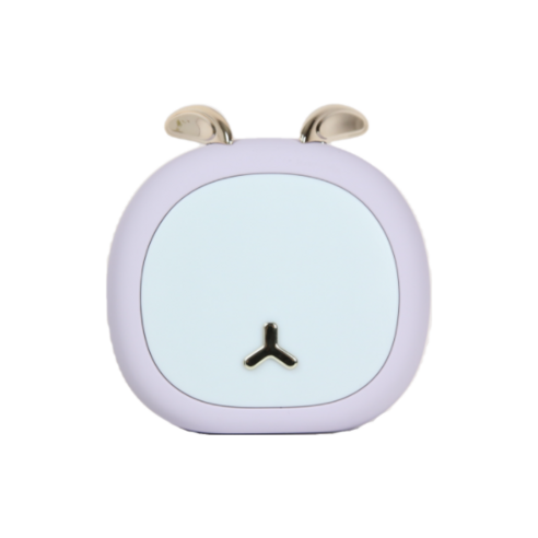에덴마켓 루돌프 토끼 밝기조절 USB 충전식 터치 무드등, 토끼 퍼플