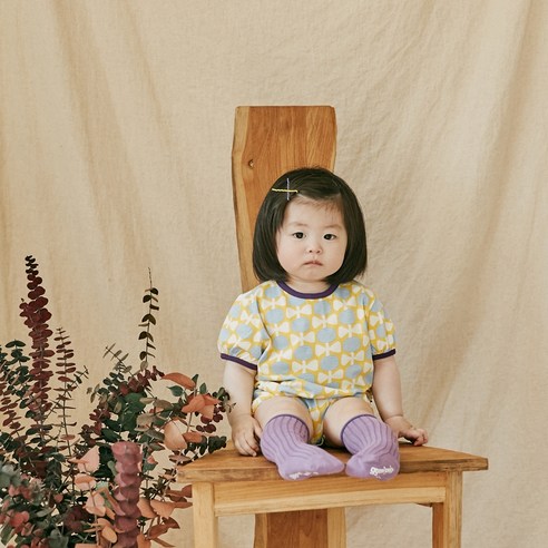 로토토베베 튤립 랍빠 반팔 바디슈트