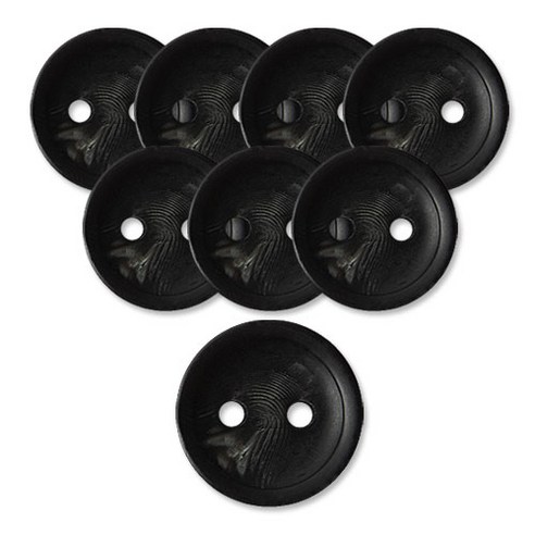 동대문단추왕 고급 무광 코트 가디건 단추 18mm, 아고라, 8개, 블랙 아고라