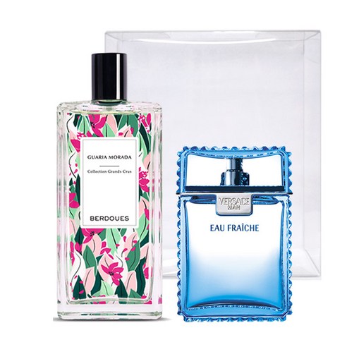 베르두 과리아 모라다 EDP 100ml + 베르사체 맨 오프레쉬 EDT 30ml + 박스 세트, 1세트
