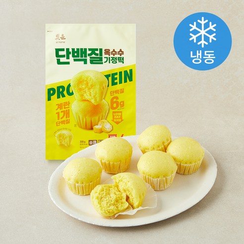 빚은 단백질 옥수수 기정떡, 50g, 1개, 6개입