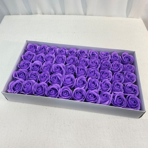 이플린 3겹 비누꽃 장미 50p, 중보라