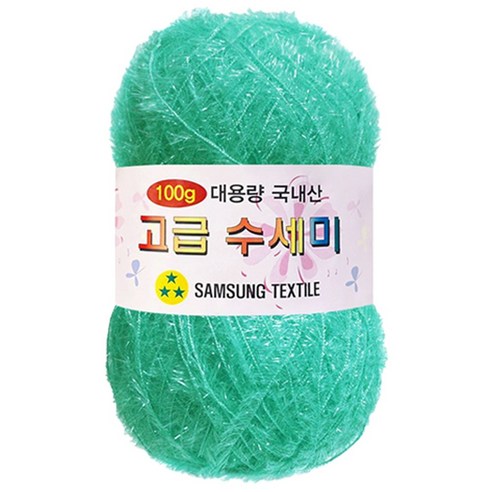yarna 대용량 고급 수세미 100g, 164민트, 1개