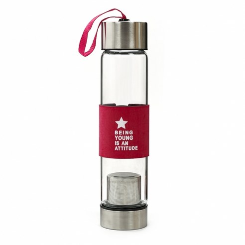 비긴 차우림 티 텀블러, 레드, 400ml