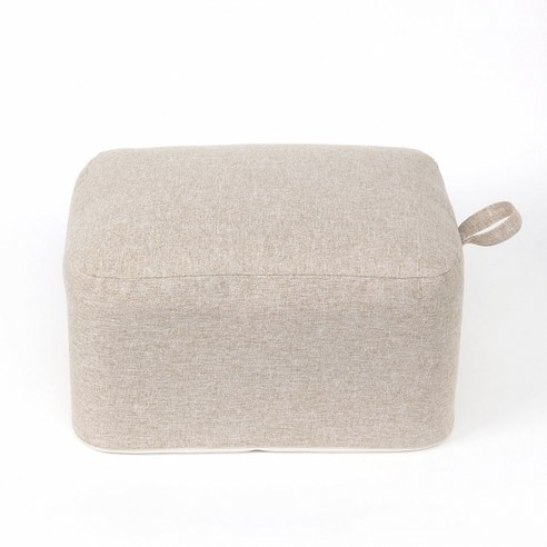 홈인러브 사각 스툴 40 x 30 x 20 cm, 베이지