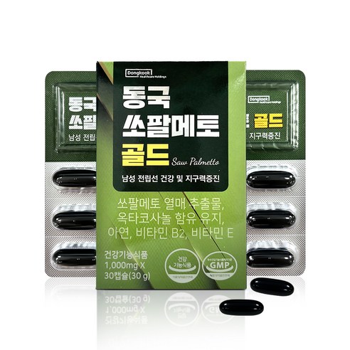 동국헬스케어 쏘팔메토 골드 30g, 30정, 1개