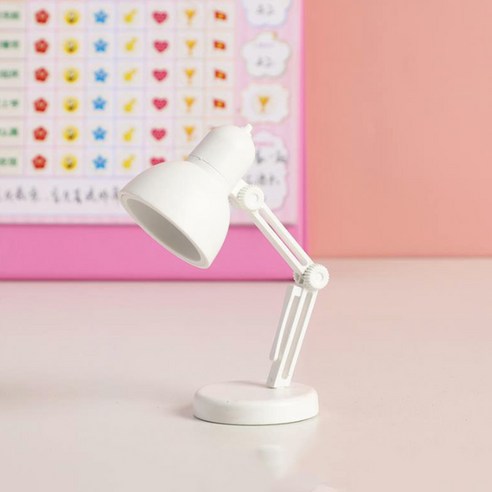 메이크마인 LED 집게 스탠드 2, 화이트