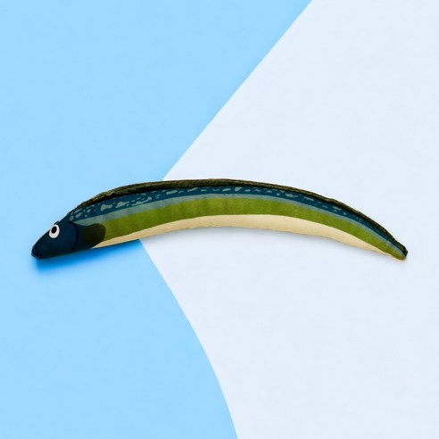 미미네아쿠아 고양이 물고기 캣닢 쿠션, 진흙장어, 3개