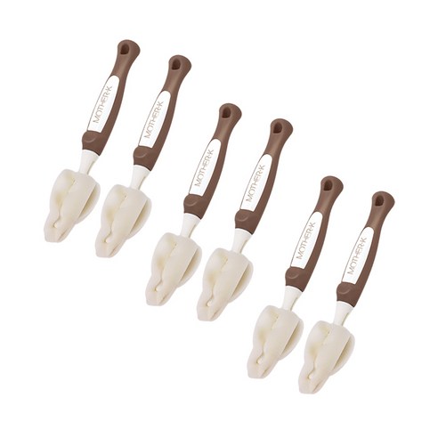 마더케이 젖꼭지 브러쉬, 6개, 코코아