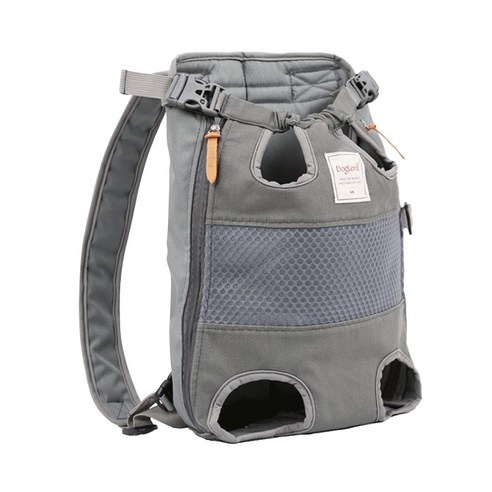 1040펫 반려동물 포대기 이동가방 10kg 미만, 회색, 1개