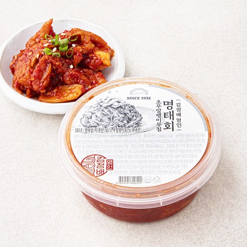 굴다리 김정배 명인 명태회 초무말랭이 무침, 150g, 1개