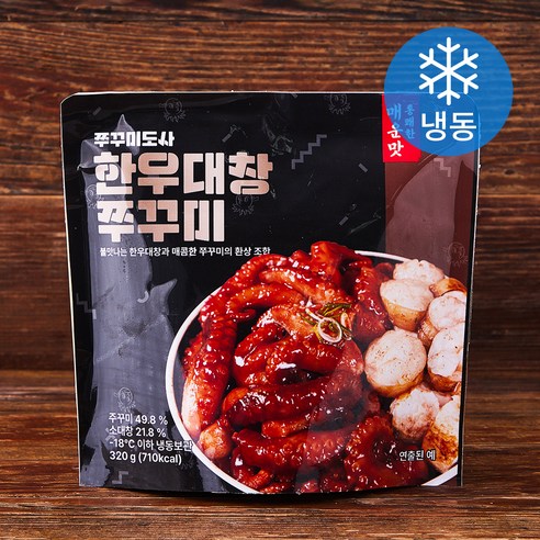 쭈꾸미도사 한우대창 쭈꾸미 (냉동), 320g, 1개 양념대창