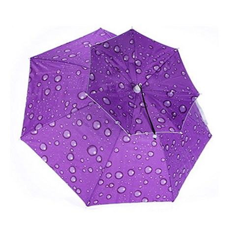 파라솔 아이디어 2단 우산 모자 95cm