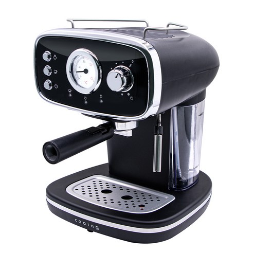 쿠잉 레트로 커피머신 - 뛰어난 디자인과 높은 품질의 커피 추출 성능을 갖춘 제품