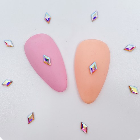 메이브라운 네일스톤 대용량 미니다이아 3 x 5 mm, AB, 50개