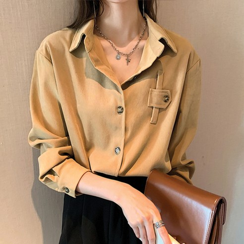 포플러앤씨 통린 셔츠