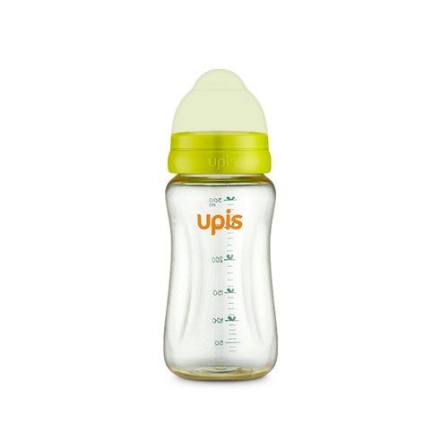 유피스 프리미엄 PPSU 젖병 300ml, 노꼭지, 그린