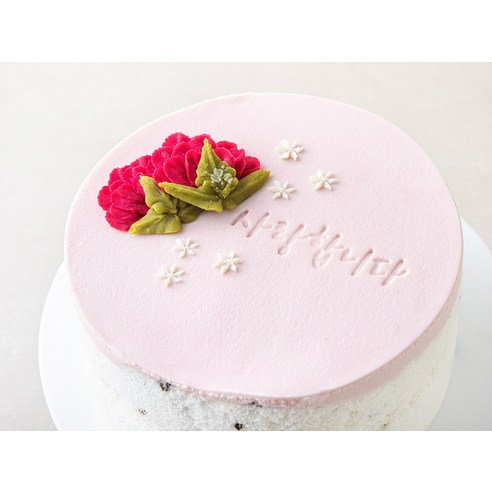 특별한 날, 감동을 꽃피우는 앙금플라워 카네이션 쌀케이크