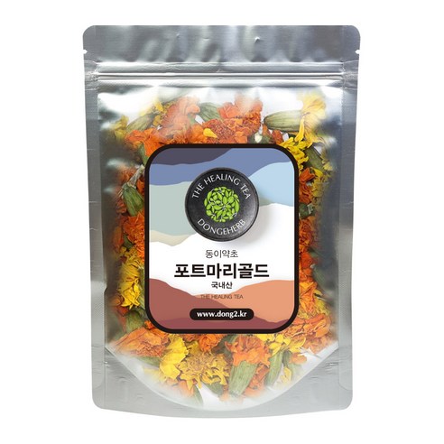 동이약초 국내산 포트마리골드 금잔화, 150g, 1개
