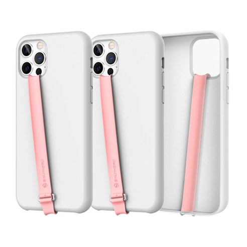 신지모루 3세대 클립형 실리콘 휴대폰 핑거스트랩 210, 3개, 핑크