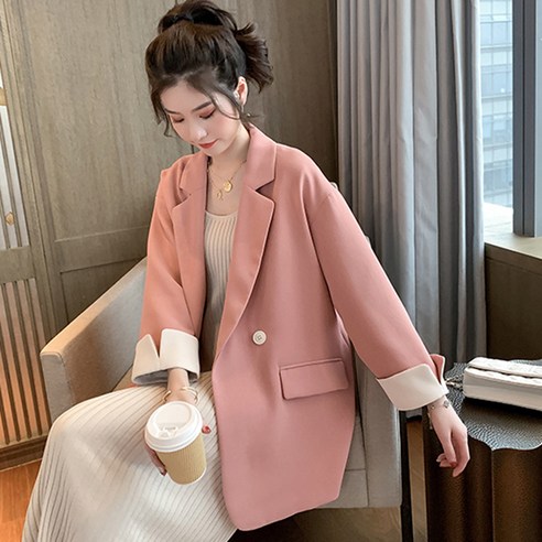 루나걸 여성용 씨엘샤 소매 롤업 자켓