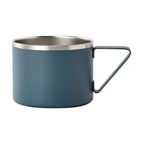 오슬로 스텐 316 보온보냉 트리곤 머그 350ml, 스틸블루, 1개