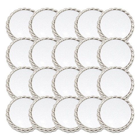 동대문단추왕 톱니콤비 단추 18mm, 니켈, 20개