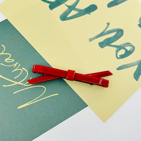 소리달 차밍 비비드 걸코어룩 헤어장식 리본핀 리뷰 자동핀