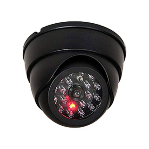 스타일링 인기좋은 카메라모형 아이템으로 새로운 스타일을 만들어보세요. 모형 CCTV 적외선 돔카메라 블랙: 실내외 보안에 이상적