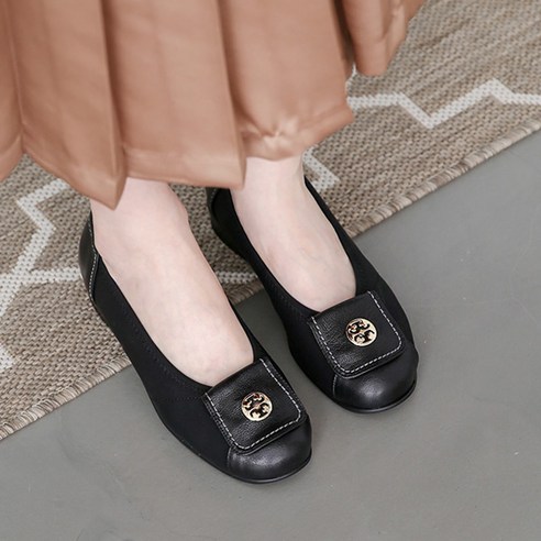 할리샵 고급스러운 플랫 3cm 915K4