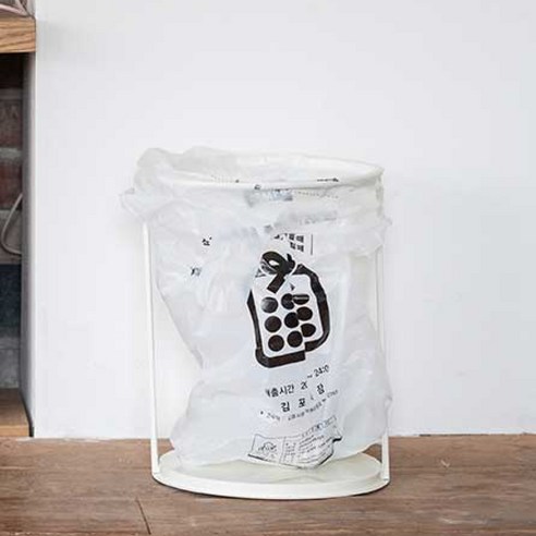 쓰담 쓰레기봉투 거치대 20L, 아이보리