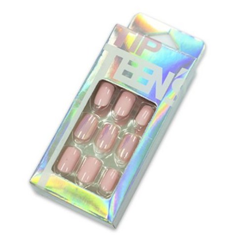 팁틴스 네일팁, 파스텔 핑크, 1개